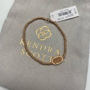 Kendra Scott Grayson Cat Stretch Bracelet - Rose Gold